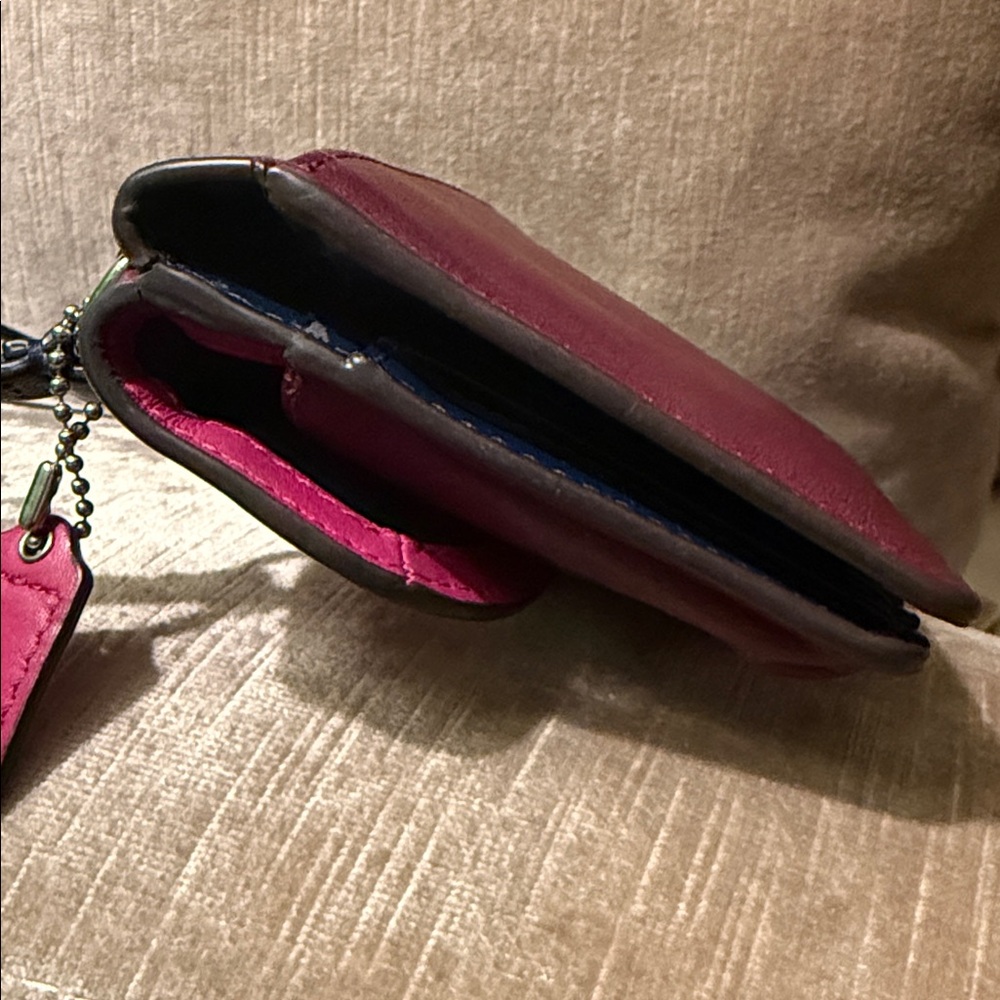 Coach Two-Tone Pink and Burgundy Crossbody Bag - Picture 14 of 14